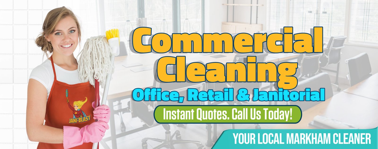 Markham commercial janitorial cleaning Jani-Blast