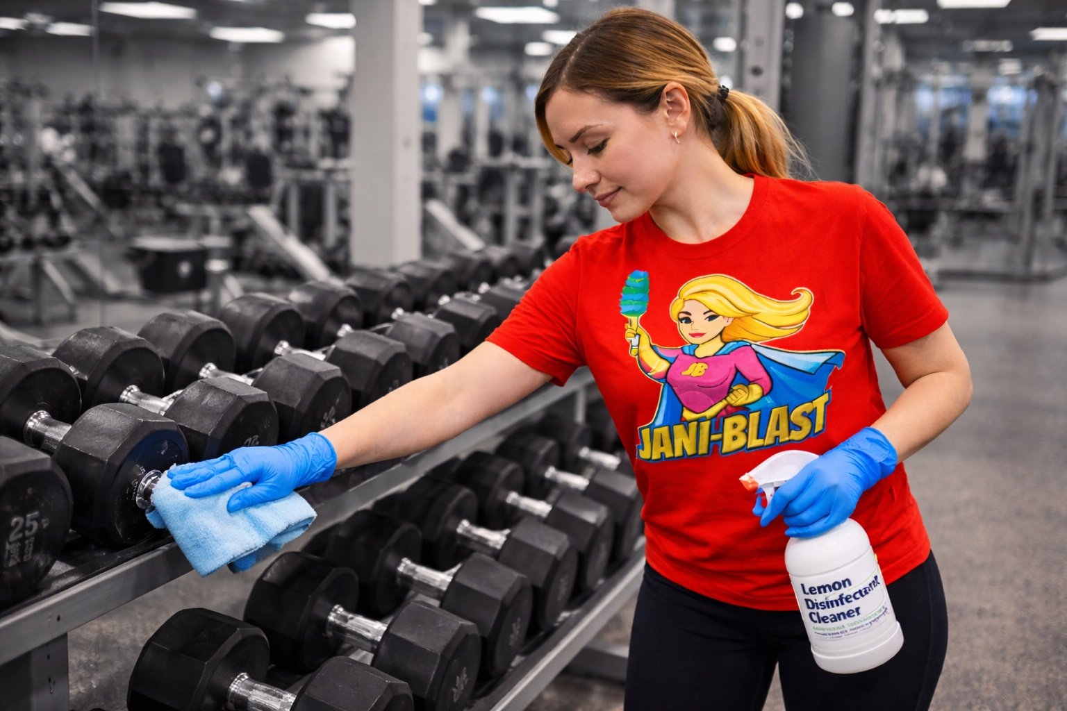 commercial gym cleaning in Toronto