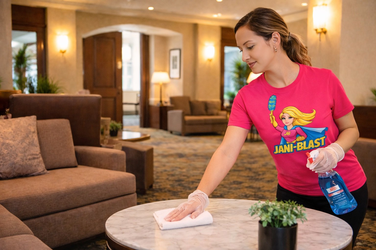 hotel lobby reception cleaning toronto