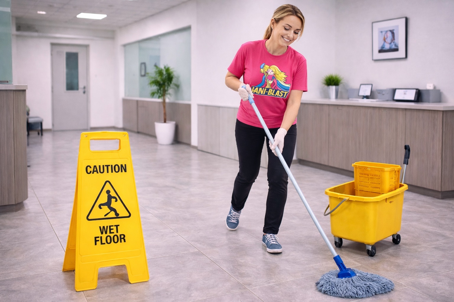 day porter medical clinic cleaning